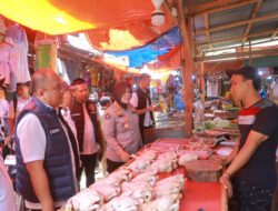 Polda Lampung Sidak Pasar Pastikan Stok Harga Stabil
