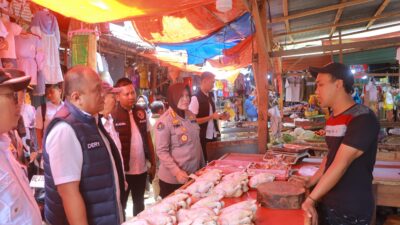 Polda Lampung Sidak Pasar Pastikan Stok Harga Stabil