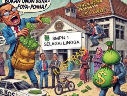 Kepala Sekolah SMPN 1 Selagai Lingga (M) Diduga Gelapkan Dana BOS Tahun 2024.