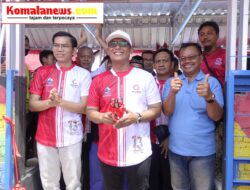 Bupati Lampung Tengah dr.H. Ardito Wijaya, M.K.M. Membuka Secara Resmi Perlombaan Renang Se Sumatera, Bertempat di Kolam Renang Lembah Milenium, Bumi Mas, Seputih Agung.