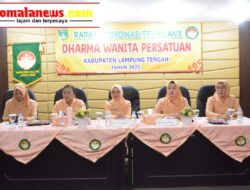 Dharma Wanita Persatuan (DWP) Kabupaten Lampung Tengah Menggelar Rapat Koordinasi Triwulan II Tahun 2025 yang Berlangsung di Ruang BJW.