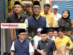 Bupati Lampung Tengah dr. H. Ardito Wijaya, M.K.M Bersama Ketua DPRD, Febriyantoni, S.E.,M.M. dan Plt Kadis UKM dan Perdagangan M. Anton Wibowo, S.KM,M.M. Cek Lokasi Plaza Bandar Jaya.