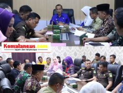 Plt Sekda Drs. Rusmadi, M.M. Melaksanakan Rapat Pembahasan Pembentukan Satuan Tugas Penanganan Premanisme dan Ormas di Kabupaten Lampung Tengah.