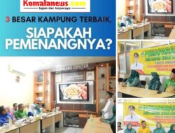 Tiga Kampung Terbaik yang Terpilih Berdasarkan Hasil Evaluasi dan Penilaian Administrasi Serta Verifikasi Lapangan