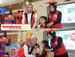 Bunda Literasi Lampung Tengah Indria Sudrajat, S.Hut.,M.M., Didampingi Founder Kampung Dongeng Partila Umar, M.M.Pd., Hadiri Pekan Ceria Kampung Dongeng Lampung Tengah Dalam Rangka Milad ke-16