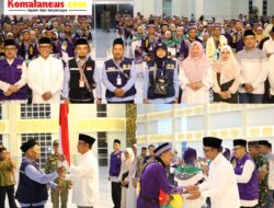 Bupati Lampung Tengah dr.H Ardito Wijaya, M.K.M Melepas 393 CJH (Calon Jama’ah Haji) Kabupaten Lampung Tengah yang Tergabung Dalam Kloter 45 Bertempat di Islamic Center.