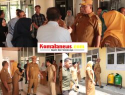 Wakil Bupati Lampung Tengah I Komang  Koheri Meninjau Langsung Kegiatan serta Kondisi Kantor Kecamatan Seputih Agung.