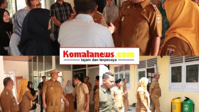 Wakil Bupati Lampung Tengah I Komang  Koheri Meninjau Langsung Kegiatan serta Kondisi Kantor Kecamatan Seputih Agung.