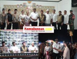Wakil Bupati Lampung Tengah I Komang  Koheri hadir di Hari Ulang Tahun Kampung Rama Indra yang ke-65 Tahun, Sekaligus Meresmikan Balai Kampung Rama Indra Kecamatan Seputih Raman.