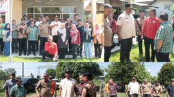Wakil Bupati Lampung Tengah,I Komang Koheri, Bersama Dirjen Hortikultura Kementerian Pertanian RI, Taufiq Ratule, Melakukan Kunjungan Kerja ke Kantor Penyuluh Pertanian Kecamatan Seputih Raman.