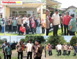 Wakil Bupati Lampung Tengah,I Komang Koheri, Bersama Dirjen Hortikultura Kementerian Pertanian RI, Taufiq Ratule, Melakukan Kunjungan Kerja ke Kantor Penyuluh Pertanian Kecamatan Seputih Raman.