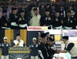 Bupati Ardito Wijaya menghadiri malam Persaudaraan Setia Hati Terate ( PSHT ) Cabang Lampung Tengah