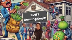 Heboh !!! Oknum Kepala Sekolah SDN 1 Gunung Sugih  (ES) ,Diduga Dalangi Korupsi Dana Bantuan Operasional Sekolah (BOS).