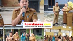 Sekretaris Daerah Welly Adiwantra , S.STP.,M.M., Memimpin Rapat Sekaligus Peninjauan Lapangan pada senin 14 Juli 2025,Guna Persiapan Kunjungan Ketua TP.PKK Provinsi Lampung.