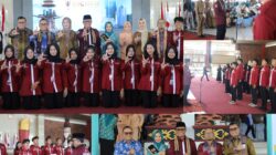 Bupati Lampung Tengah Ardito Wijaya Resmi Melantik Forum Generasi Berencana (GenRe) Tahun 2025, Bertempat di Aula Sesat Agung, Nuwo Balak.