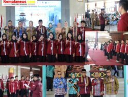 Bupati Lampung Tengah Ardito Wijaya Resmi Melantik Forum Generasi Berencana (GenRe) Tahun 2025, Bertempat di Aula Sesat Agung, Nuwo Balak.