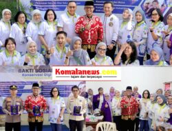 Bupati Ardito Wijaya Menghadiri Acara Bakti Sosial Departemen Konservasi Gigi Universitas Indonesia (IKGA FKG UI), Bertempat di Puskesmas Bandar Jaya, Terbanggi Besar.