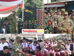 Bupati Lampung Tengah Ardito Wijaya Beserta Wakil Bupati I Komang Koheri Resmi Buka TMMD ke-125 Tahun 2025 di Kampung Sukanegara, Kecamatan Bangun Rejo.