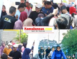 Bupati Ardito Wijaya dan Ketua TP PKK Hadiri Car Free Day di Gunung Sugih