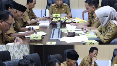 Pemerintah Daerah Melalui Badan Pengelolaan Keuangan dan Aset Daerah (BPKAD) Menyelenggarakan Rapat Koordinasi Pendataan Aset Properti Milik Pemerintah Daerah.