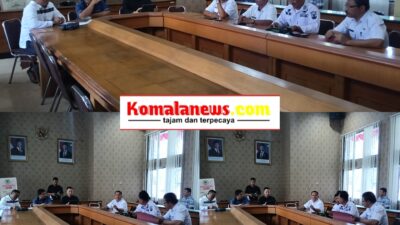Suasana (Rapat Dengar Pendapat) RDP di Ruang Rapat DPRD Lampung Tengah Cukup Tegang, Terkait Carut Marut nya Pengelolaan Pasar Kampung.