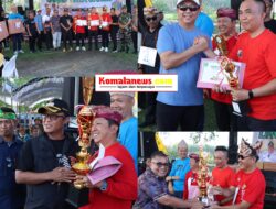 Bupati Lampung Tengah dr. H. Ardito Wijaya, M.K.M., Secara Resmi Membuka Festival Dayung Danau Tirta Gangga, Sabtu (16/08/2025).