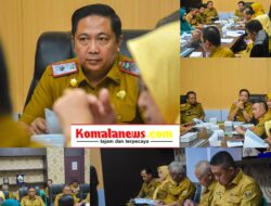 Sekretaris Daerah Lampung Tengah Welly Adiwantra Memimpin Rapat Tim Pembina Lomba Kampung Tahun 2025, Bertempat di Ruang Rapat Sekda.