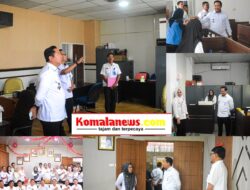 Sekretaris Daerah Welly Adiwantra Melakukan Peninjauan Langsung Ke Sejumlah Ruangan Yang Berada di Lingkungan Sekretariat Daerah Kabupaten Lampung Tengah