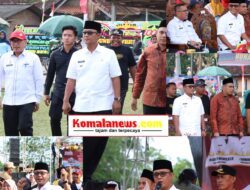 Bupati Lampung Tengah, Ardito Wijaya Menghadiri Puncak Peringatan Hari Ulang Tahun (HUT) ke-100 Kampung Rengas, Kecamatan Bekri.