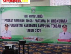 32 Kepala OPD Pemkab Lamteng, Ikuti Uji Kompetensi PPT Pratama Bertempat di Swiss-Belhotel Bandar Lampung.