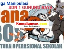 Kepsek SD Negeri 1 Gunung Raya Diduga Manipulasi Laporan Dana BOS 2023-2024