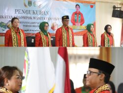 Bupati Ardito Wijaya, Secara Resmi Melantik Ketua Ikatan Kelompok Wanita Tani (IKWT) Kabupaten Lampung Tengah, Ni Ketut Dewi Nadi Komang Koheri.
