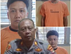 Tiga  Pelaku  Kasus  Pembobolan  Warung Yang Meresahkan Warga Berhasil  Ditangkap Tim Unit Reskrim Polsek Terbanggi Besar.