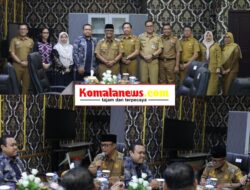 Bupati Ardito Wijaya, Memimpin Langsung Entry Meeting Bersama Badan Pemeriksa Keuangan (BPK) Perwakilan Provinsi Lampung Yang Digelar di Ruang Rapat Subing.