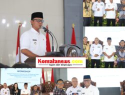 Bupati Lampung Tengah, Ardito Wijaya, Membuka Secara Resmi Workshop Evaluasi Pengelolaan Keuangan dan Pembangunan Desa Tingkat Regional Tahun 2025.