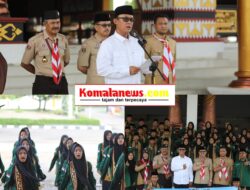 Bupati Lampung Tengah Ardito Wijaya, Secara Resmi Melepas Keberangkatan Kontingen World Muslim Scout Jambore (WMSJ) 2025.