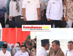 Bupati Lampung Tengah, Ardito Wijaya Menyambut Langsung Kedatangan Menteri Kependudukan dan Pembangunan Keluarga Republik Indonesia, Dr. H. Wihaji, S.Ag., M.Pd Bertempat di Kampung Pancowarno.