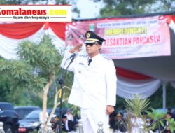 Bupati Lampung Tengah Ardito Wijaya Bertindak Sebagai Inspektur Upacara Pada Peringatan Hari Kesaktian Pancasila.