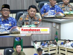 Bupati Ardito Wijaya Memimpin Rapat Koordinasi Terkait Pelaksanaan Reforma Agraria di Kabupaten Lampung Tengah.