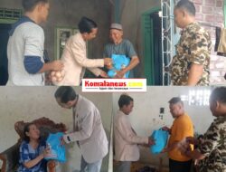 Wujud Kepedulian Sosial Anggota DPRD Lam-Teng Komisi IV Victorius Beni Wibisono, Bagikan Paket Sembako Kepada Warga Kurang Mampu.