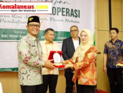 Bupati Lampung Tengah, dr. H. Ardito Wijaya, M.K.M., Membuka Secara Resmi Kegiatan Seminar dan Pelatihan Notaris Pembuat Akta Koperasi.