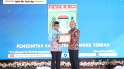 Bupati Ardito Wijaya, Menghadiri Pengukuhan Tim Tanggap Siber Kabupaten Lampung Tengah Yang Berlangsung di Kantor Badan Siber dan Sandi Negara (BSSN).