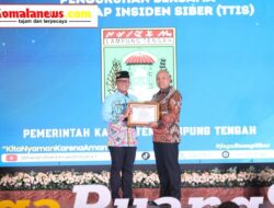 Bupati Ardito Wijaya, Menghadiri Pengukuhan Tim Tanggap Siber Kabupaten Lampung Tengah Yang Berlangsung di Kantor Badan Siber dan Sandi Negara (BSSN).