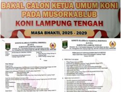 KONI Lampung Tengah Buka Pendaftaran Calon Ketua Umum Periode 2025-2029