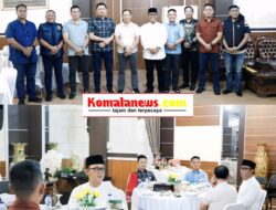 Bupati Lampung Tengah, Ardito Wijaya, Ramah Tamah Bersama Kapolda Lampung, Irjen Pol Helfi Assegaf, Pada Minggu (23/11/2025) Bertempat di Rumah Dinas Bupati.