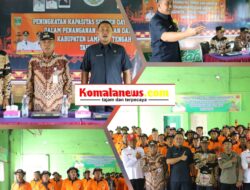 Dalam Rangka Menghadapi Potensi Bencana Plt Kepala BPBD Lamteng Ricky Augusta, SH., MH., Menggelar Pelatihan Peningkatan Kapasitas Sumber Daya Aparatur Kampung.