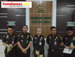 KEJARI LAMPUNG TENGAH TAHAN DIREKTUR PERUSAHAAN DALAM KASUS KORUPSI TAMAN HUTAN KOTA RP4,5 MILIAR.