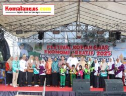 Wakil Bupati Lampung Tengah, I Komang Koheri S.E., M.Sos, Secara Resmi Membuka Festival Kopiah Emas Ekonomi Kreatif (Ekraf) Tahun 2025.