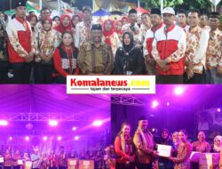 Wakil Bupati Lampung Tengah, I Komang Koheri, Menghadiri Sekaligus Menutup Malam Puncak Festival Kopiah Emas Ekraf Tahun 2025.