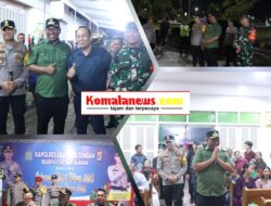Pelaksana Tugas (Plt.) Bupati I Komang Koheri, S.E., M.Sos., Bersama Kapolres Lampung Tengah Serta Jajaran Forkopimda Melaksanakan Patroli Sekala Besar pengamanan Natal dan Tahun 2025.